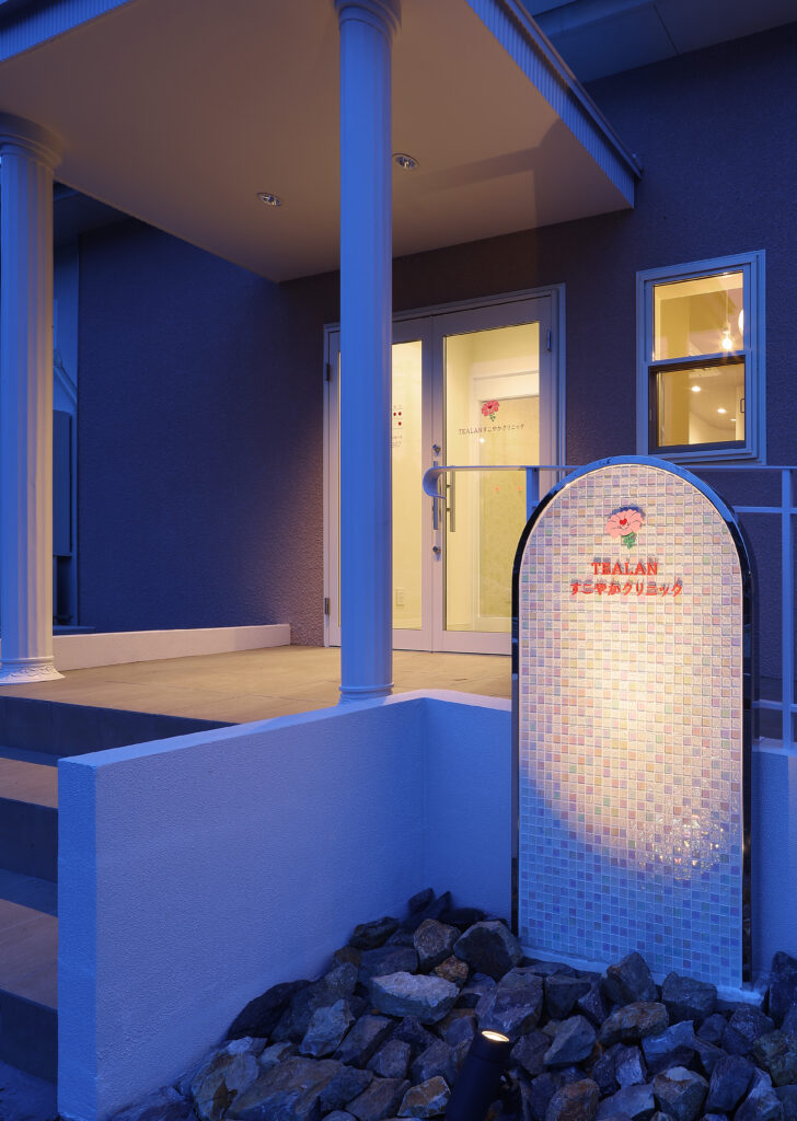 アプローチ夜景