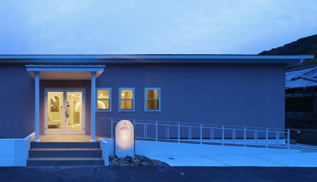 アプローチ夜景